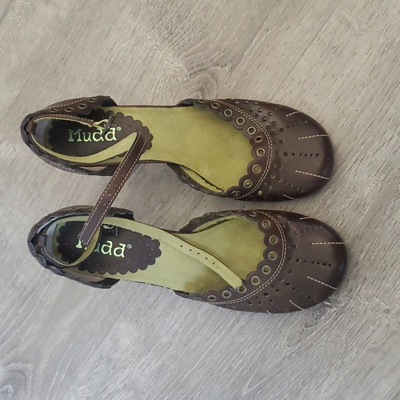 Mudd Gretchen Women’s Brown Mary Jane Dress Shoes/Heels size 6.5 - Picture 1 of 6